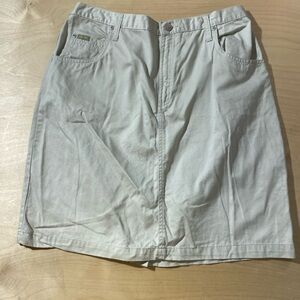 Blassport Casual Cream Skirt Size 14 (PB)